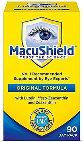 MacuShield Eye Supplement – One-a-Day Eye Health Support – 90 Capsules