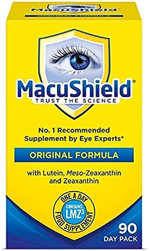 MacuShield Eye Supplement – One-a-Day Eye Health Support – 90 Capsules