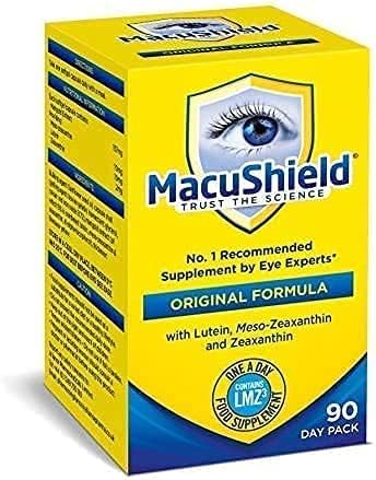 MacuShield Eye Supplement – One-a-Day Eye Health Support – 90 Capsules