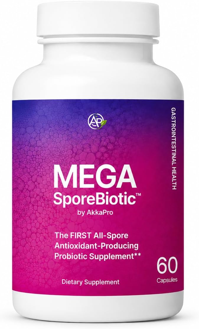 Mega SporeBiotic Oral Health Probiotic – 4-Strain Formula – 60 Capsules