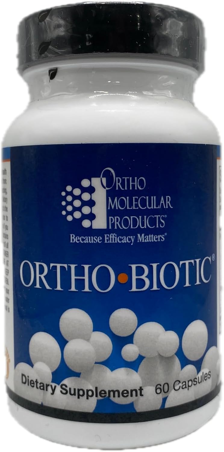 Ortho Biotic Probiotic Supplement – Digestive & Gut Health Support – 60 Capsules