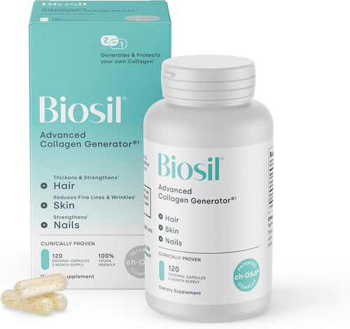BioSil Collagen Supplement for Women – Original Formula – 120 Capsules