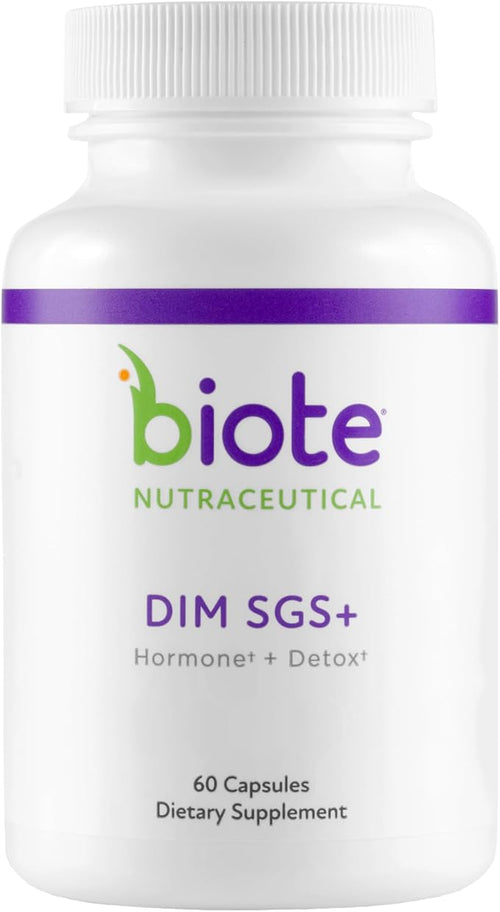 Biote Nutraceuticals DIM SGS+ – Hormone & Detox Support – 60 Capsules