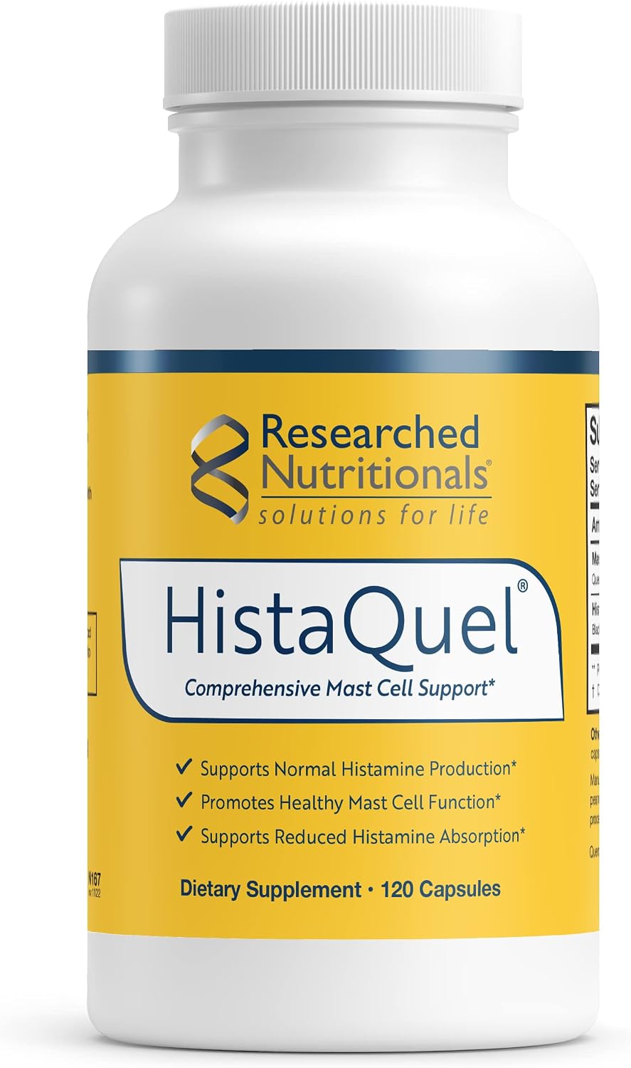 Researched Nutritionals HistaQuel Histamine Support – 120 Capsules