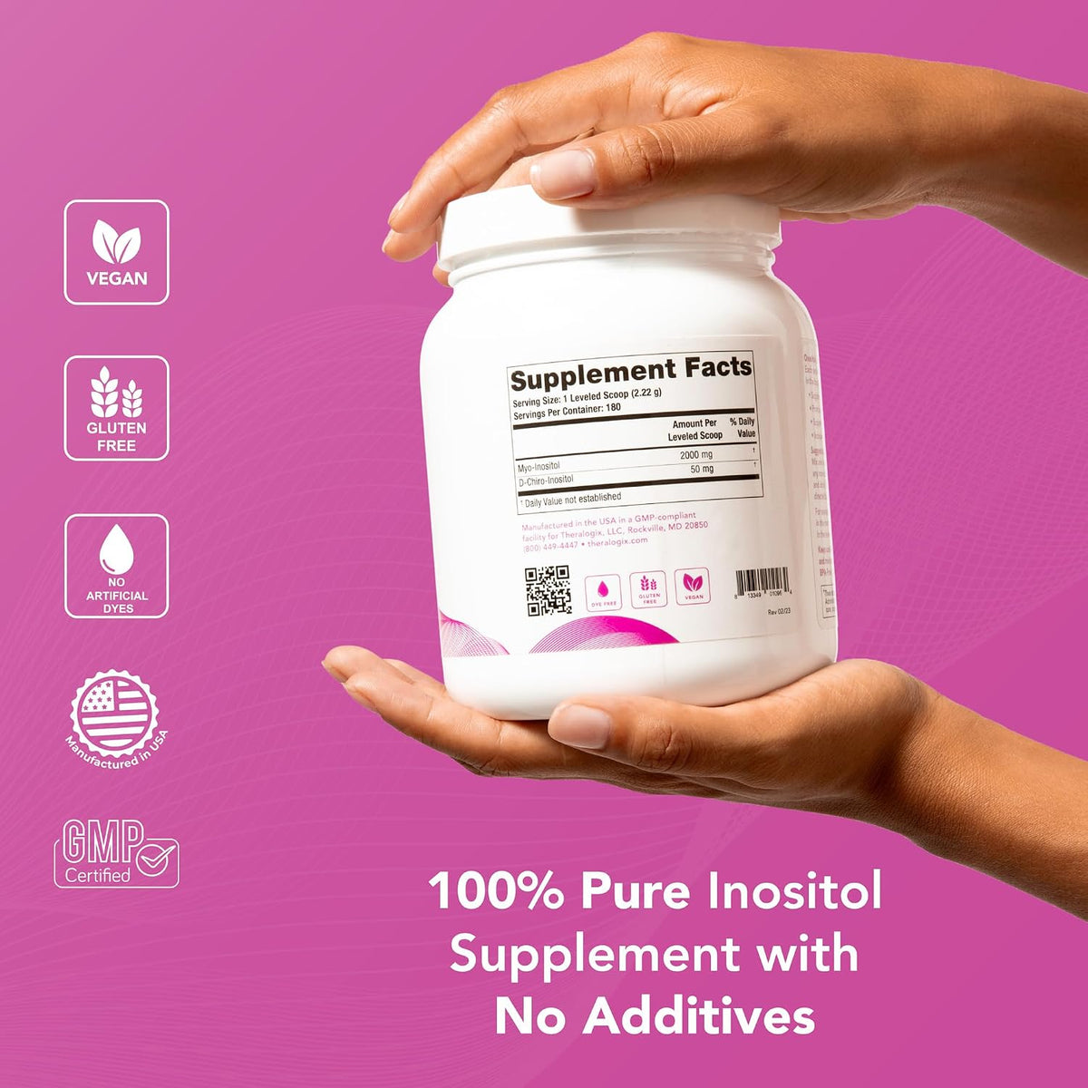 Theralogix Ovasitol – Fertility & Hormone Health Support – NSF Certified