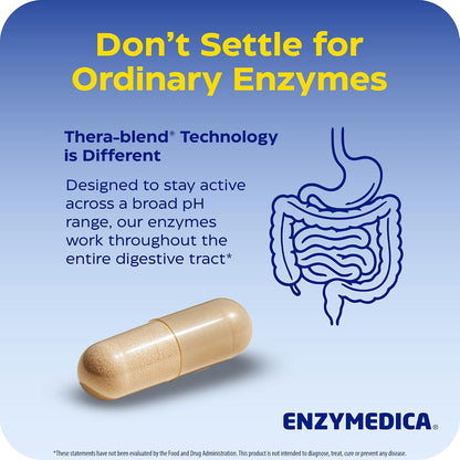Enzymedica Digest Gold + ATPro – Maximum Strength Digestive Enzymes – 240 Capsules