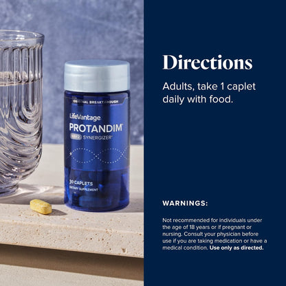 LifeVantage Protandim NRF2 Synergizer – Cellular & Antioxidant Support – 30 Caplets