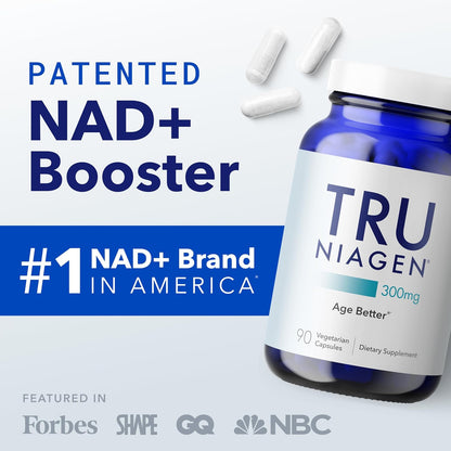 TRU NIAGEN NAD+ Supplement – Nicotinamide Riboside 300 mg – 90 Servings