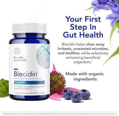 Biocidin Broad-Spectrum Capsules – Microbiome Balance & Gut Health Support – 90 Capsules