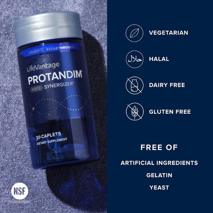 LifeVantage Protandim NRF2 Synergizer – Cellular & Antioxidant Support – 30 Caplets