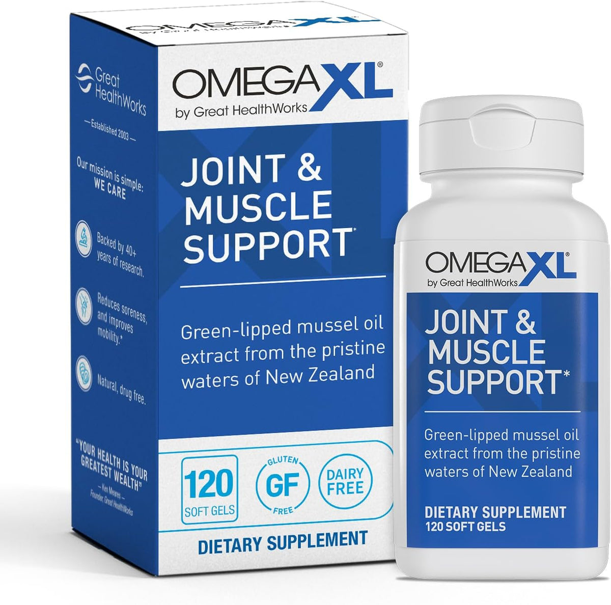 OmegaXL Joint Support Supplement – 120 Count