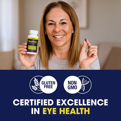 MacuHealth Triple Carotenoid Formula – Eye Health Vitamins for Adults – 90 Softgels