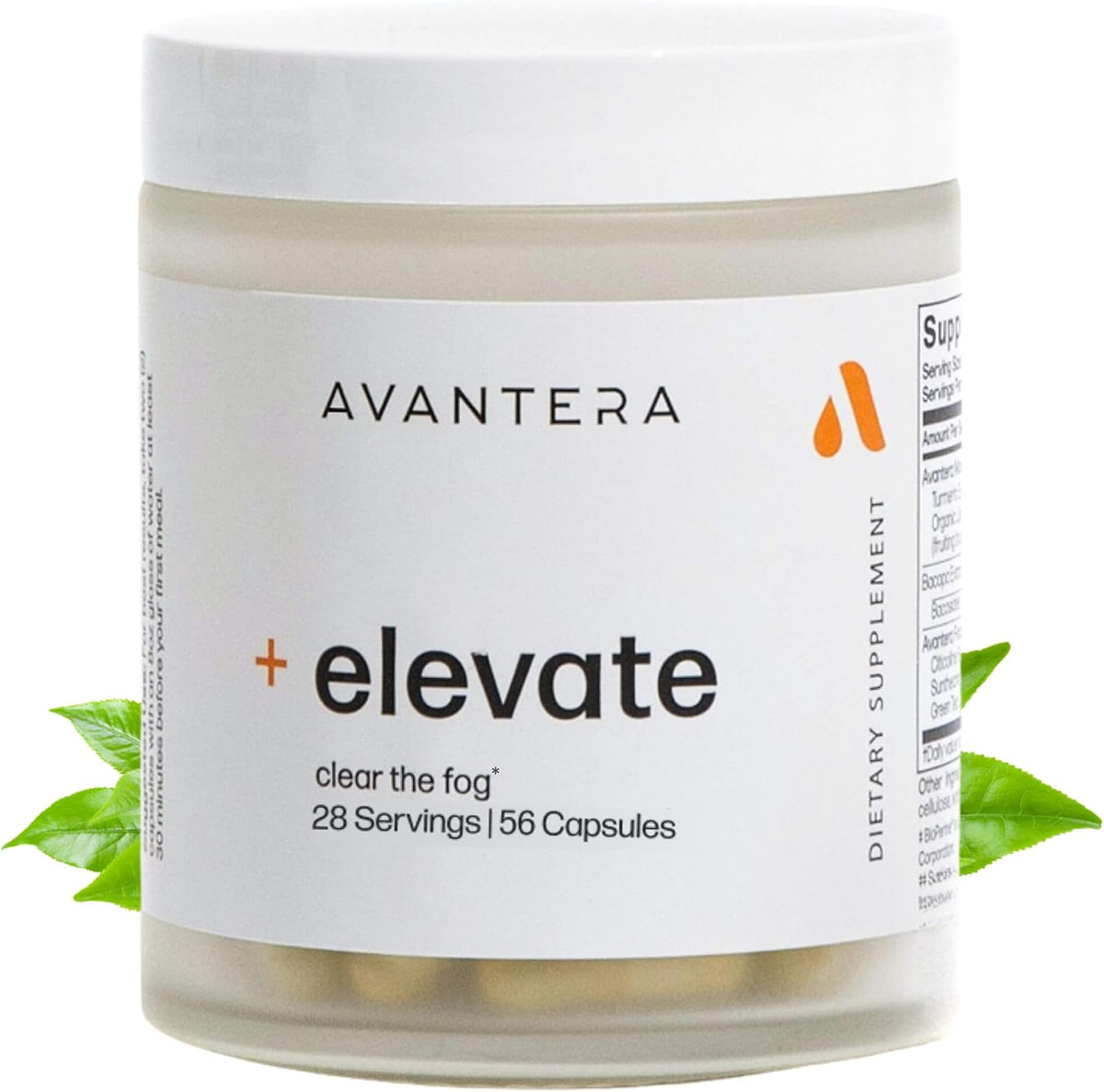 Avantera Elevate Premium Nootropic Supplement – Memory, Focus & Energy Support – 56 Count