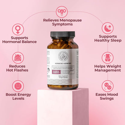 Happy Mammoth Hormone Harmony – Natural Hormonal Support for Women – 72 Capsules