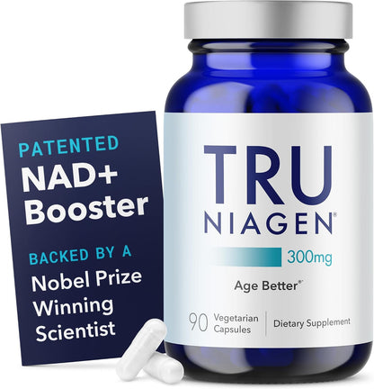 TRU NIAGEN NAD+ Supplement – Nicotinamide Riboside 300 mg – 90 Servings