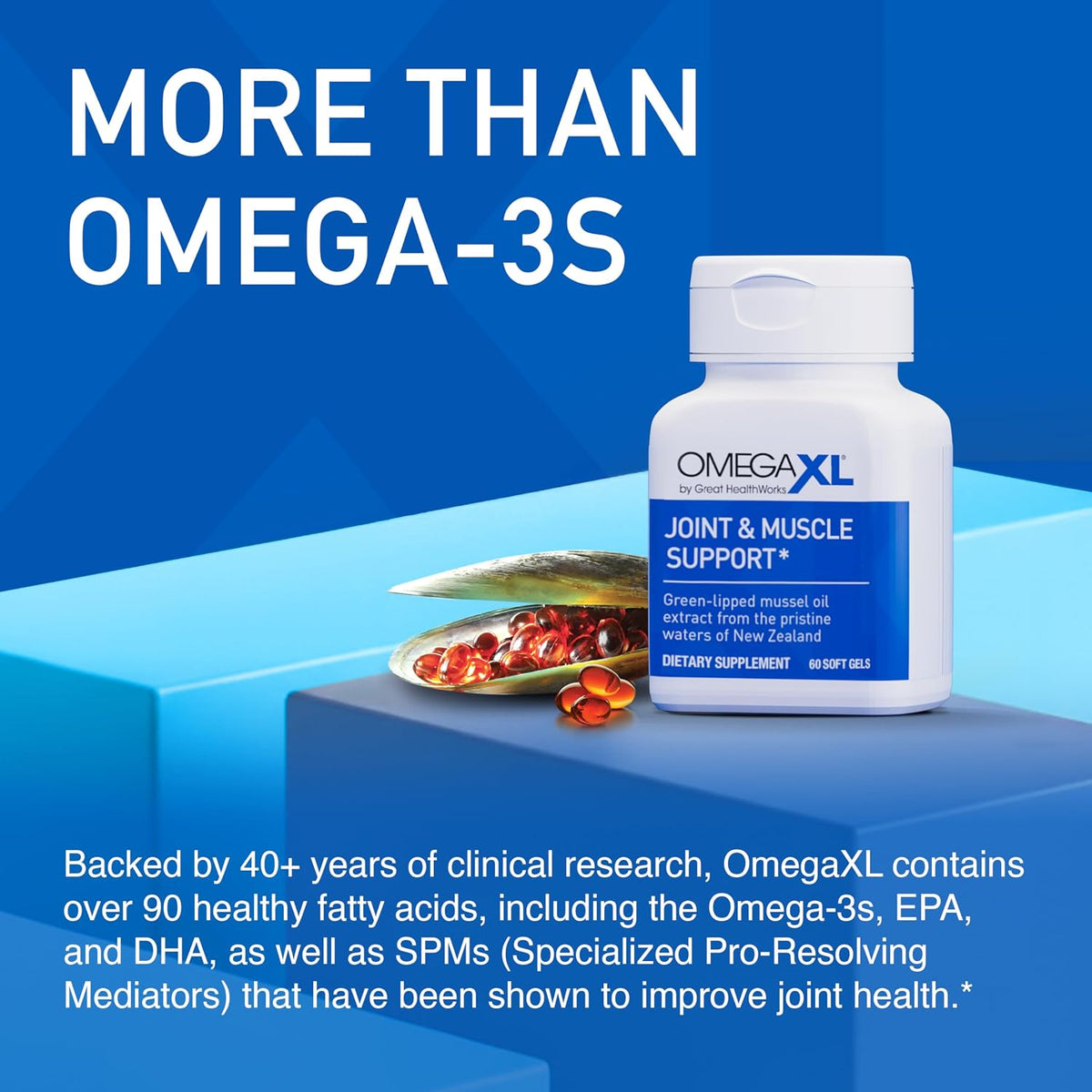 OmegaXL Joint Support Supplement – 60 Count