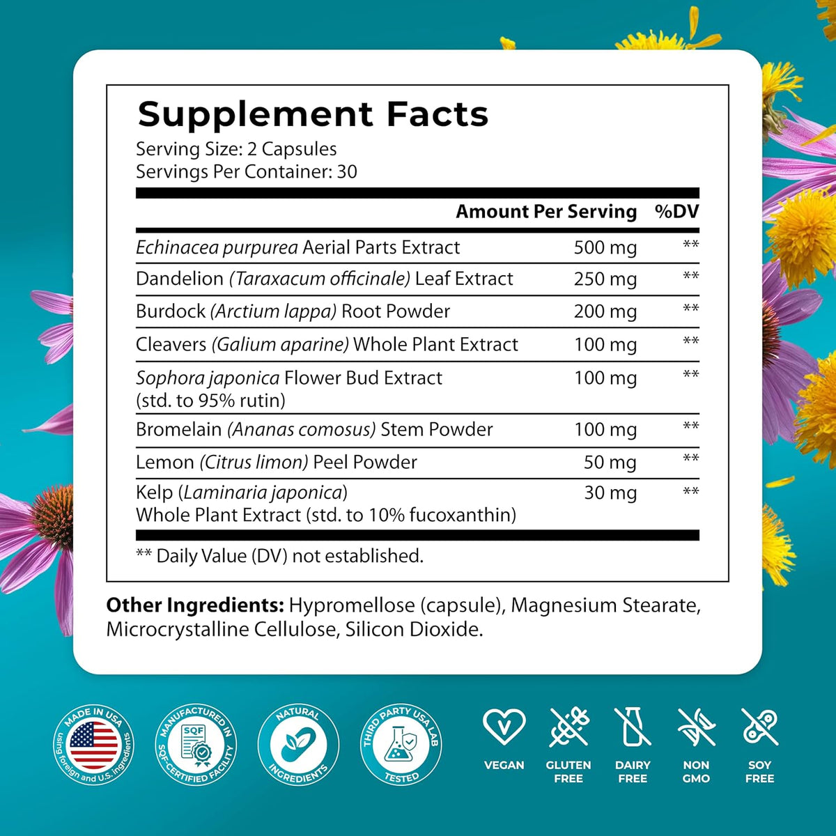PureHealth Research Lymph System Support – Lymphatic Drainage Supplement