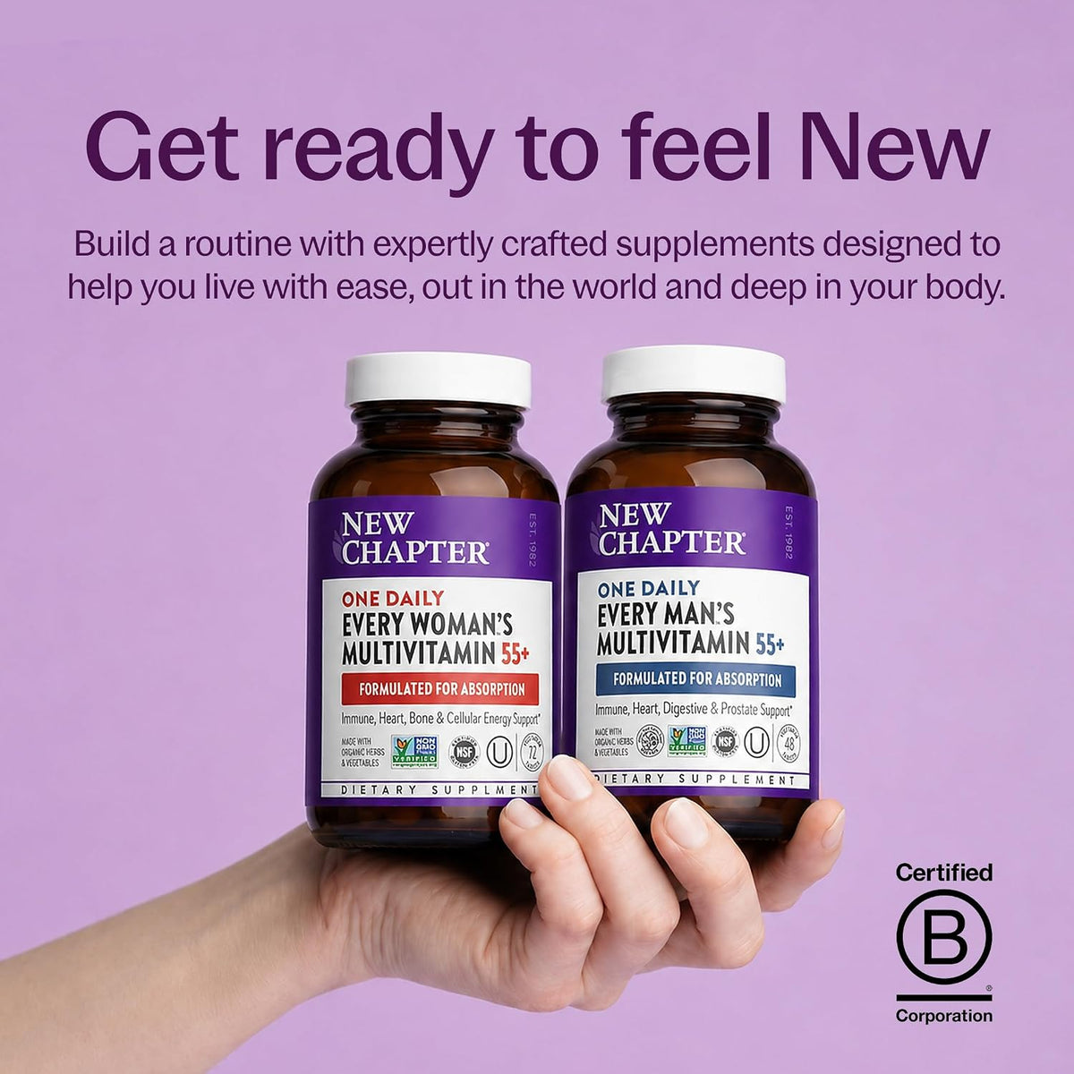 New Chapter Every Woman’s One Daily 55+ Multivitamin – 72 Tablets