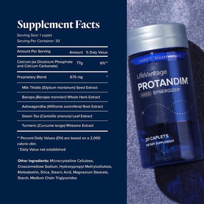 LifeVantage Protandim NRF2 Synergizer – Cellular & Antioxidant Support – 30 Caplets