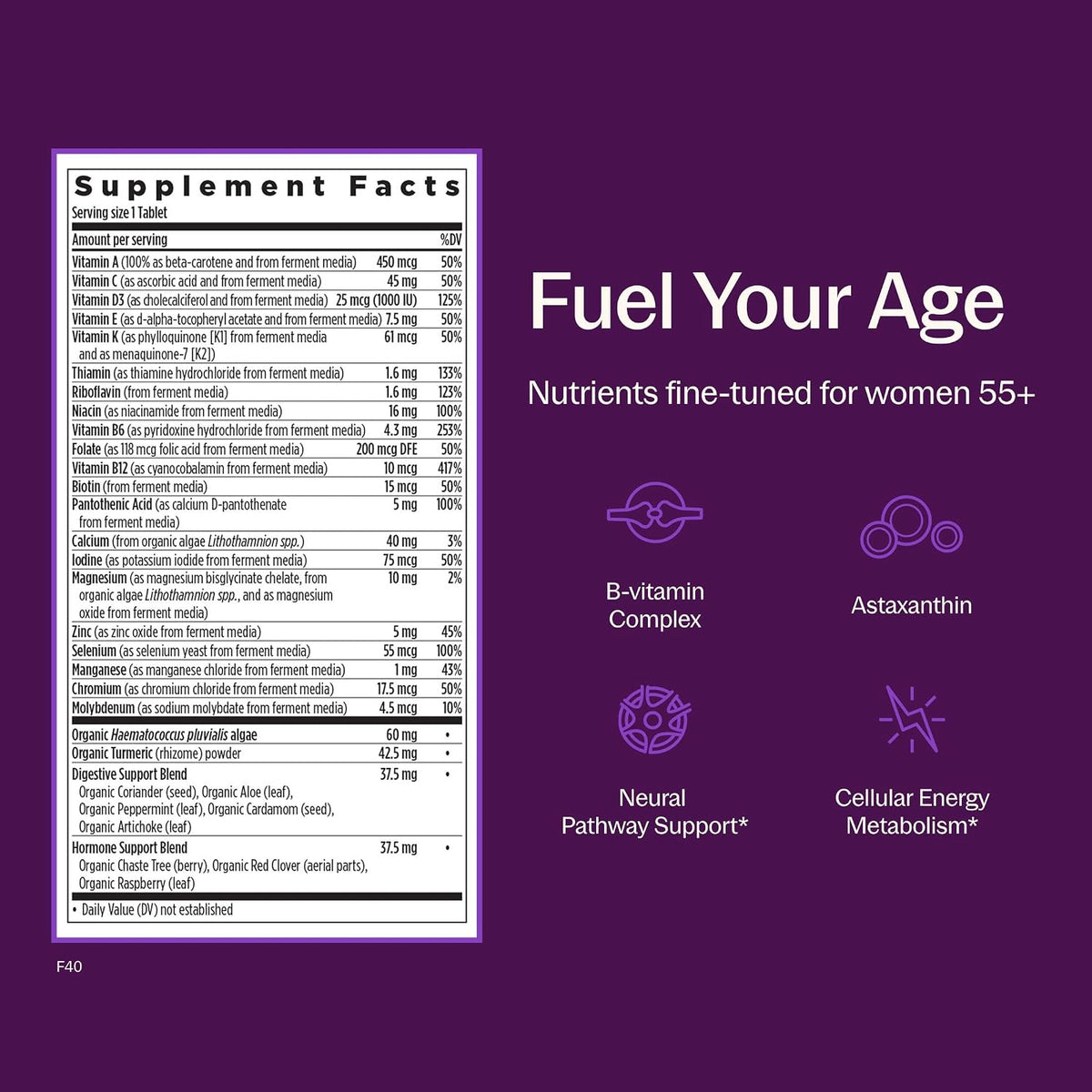 New Chapter Every Woman’s One Daily 55+ Multivitamin – 72 Tablets