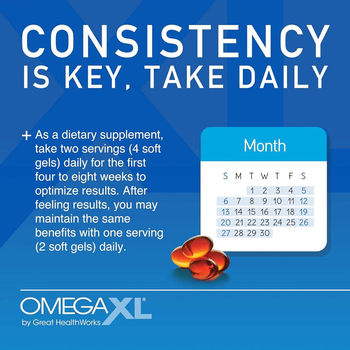 OmegaXL Joint Support Supplement – 120 Count