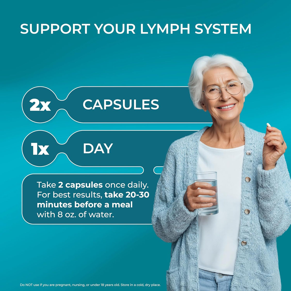 PureHealth Research Lymph System Support – Lymphatic Drainage Supplement
