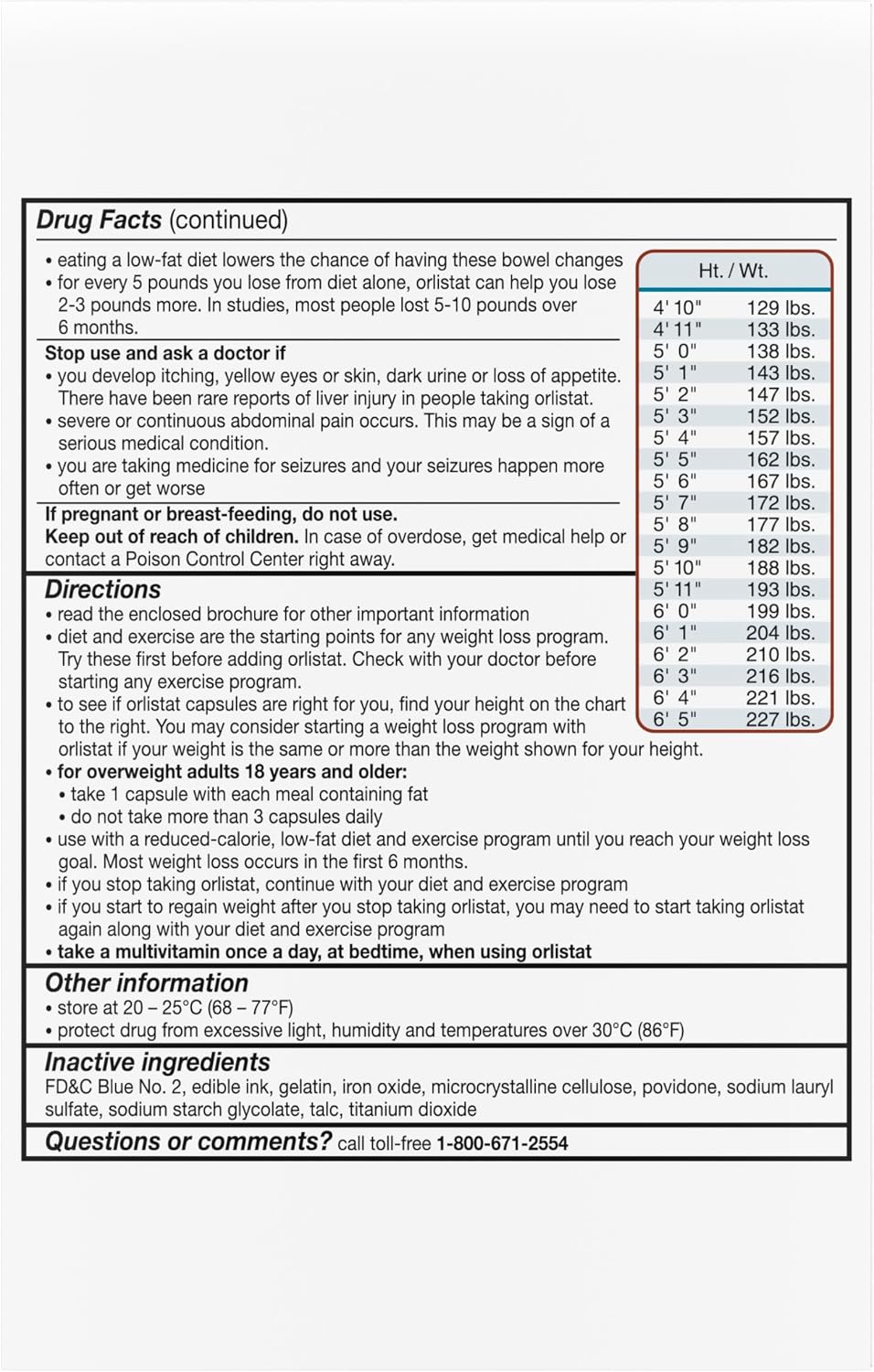 alli Weight Loss Aid – Orlistat 60 mg Capsules – 120 Count Refill Pack