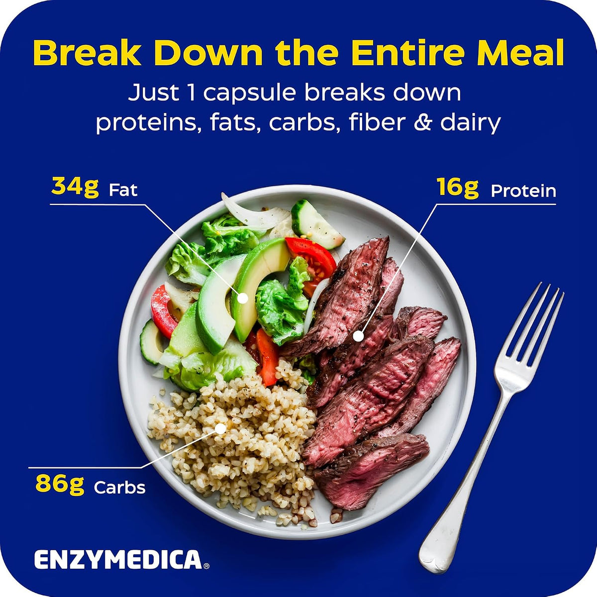 Enzymedica Digest Gold + ATPro – Maximum Strength Digestive Enzymes – 240 Capsules