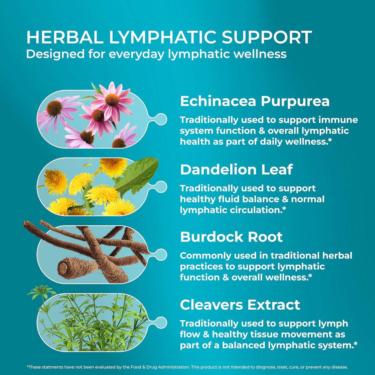 PureHealth Research Lymph System Support – Lymphatic Drainage Supplement