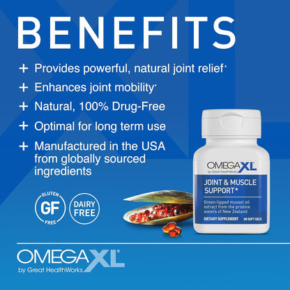 OmegaXL Joint Support Supplement – 60 Count