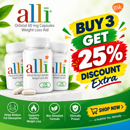 myalli  60 mg Weight Loss Capsules – 170 Count Pack of 3
