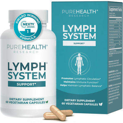 PureHealth Research Lymph System Support – Lymphatic Drainage Supplement