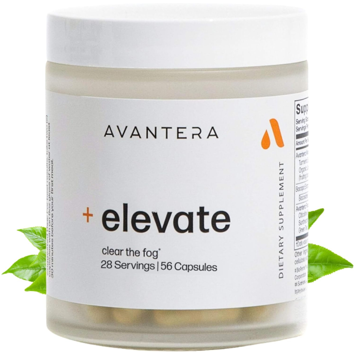 Avantera Elevate Premium Nootropic Supplement – Memory, Focus & Energy Support – 56 Count