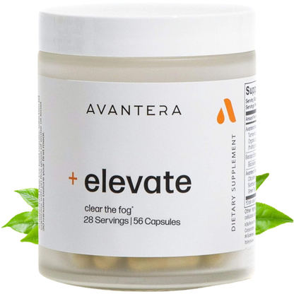 Avantera Elevate Premium Nootropic Supplement – Memory, Focus & Energy Support – 56 Count