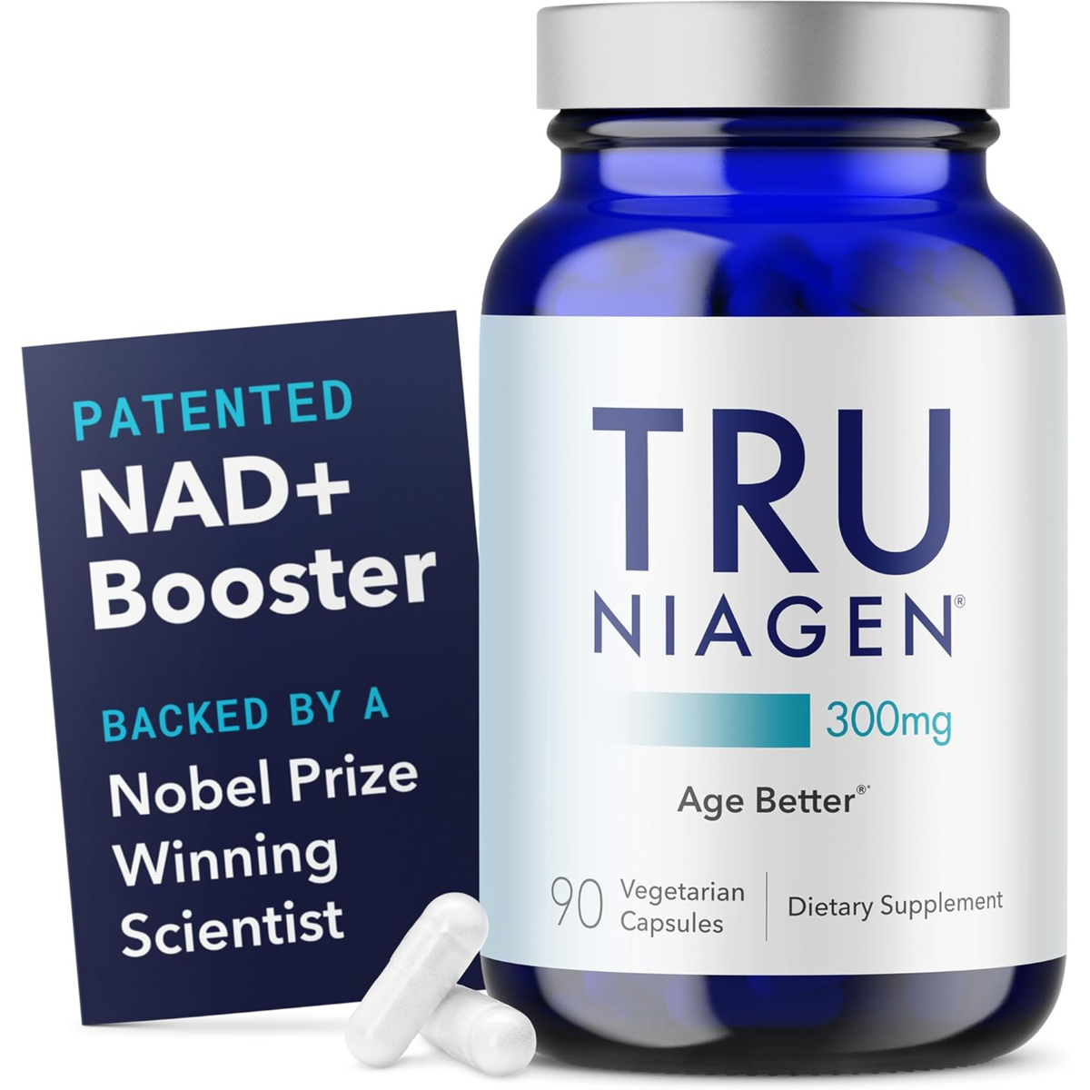 TRU NIAGEN NAD+ Supplement – Nicotinamide Riboside 300 mg – 90 Servings