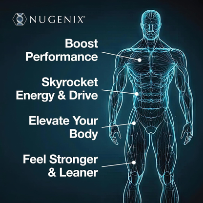 Nugenix Total-T Testosterone Support for Men – Free & Total Testosterone Formula – 90 Capsules